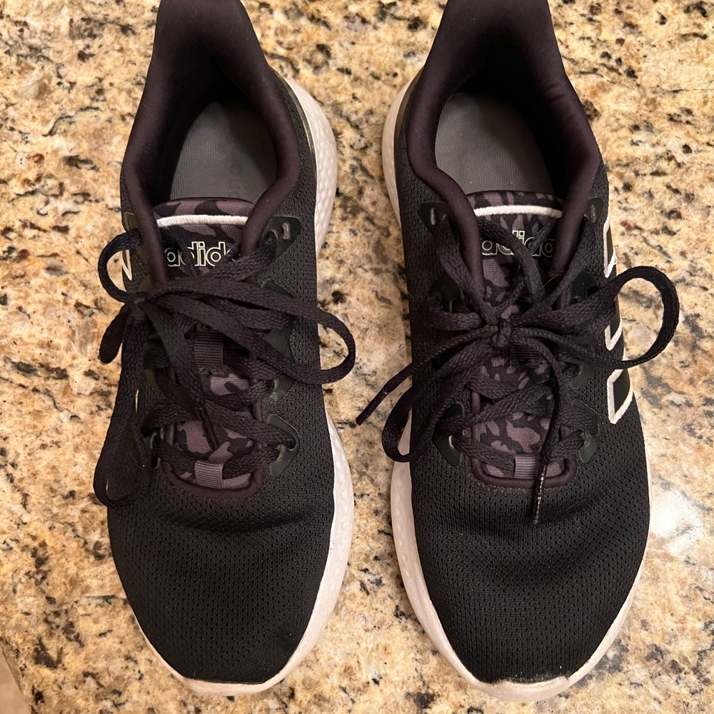 Adidas Black and White Sneakers